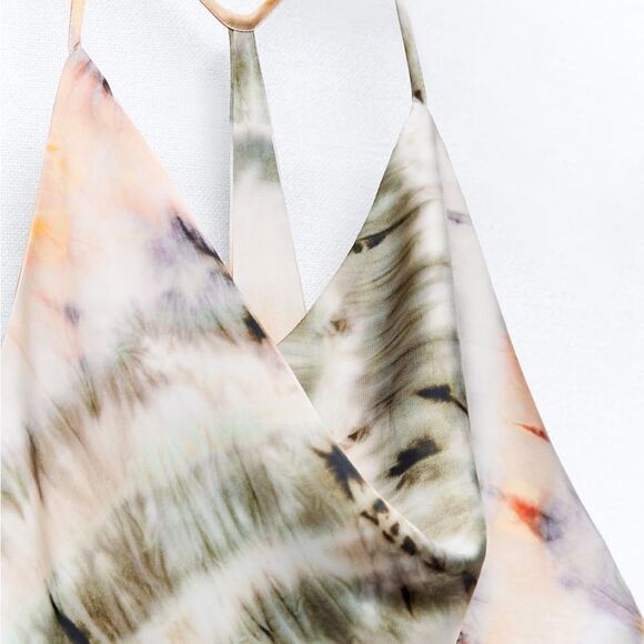 Zara tie dye printed midi dress - Picture 5 of 6